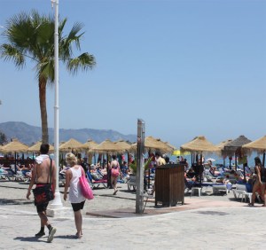 Playa Burriana, Nerja