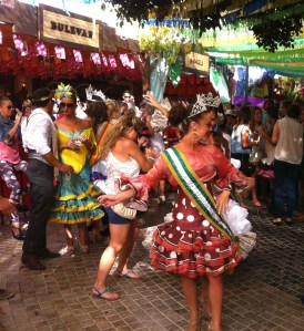 feria nerja dansende koningin