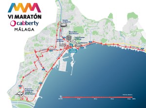 Malaga Marathon Route