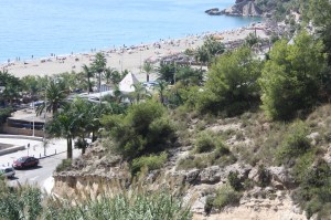 Playa Burriana, Nerja