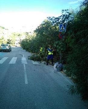 Nerja openbaar groen