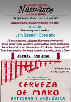 Nerja Namaste Jam Cerveza Maro