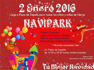 Nerja Navidad schaatsen