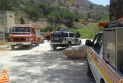 Nerja Poteccion Civil Rio Chillar