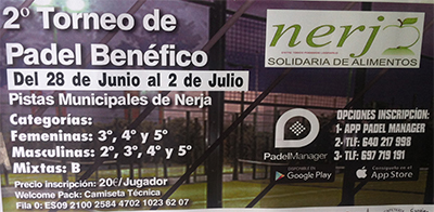 Nerja Padel Beneficio