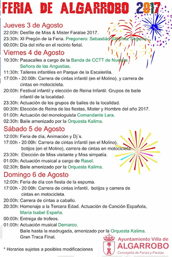 Algarrobo Feria 2017