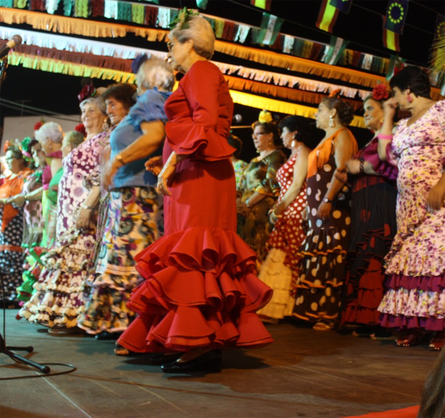 Flamencodansgroep uit Frigiliana