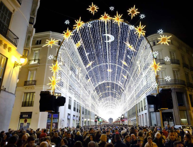 Malaga Kerstverlichting 20171103