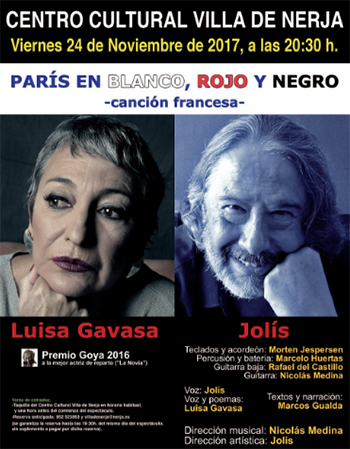 Nerja CCN Paris en blanco roja y negro