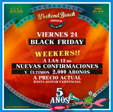 Torre WeekendBeach Festival 2018