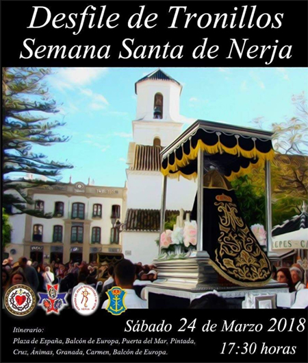 Nerja Semana Santa Desfile Tronillos