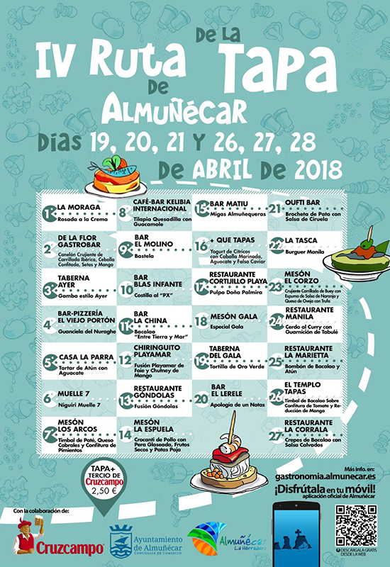 Almunecar Tapasroute 2018a