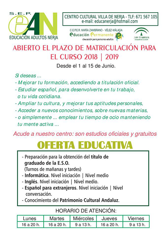Nerja Escuela Adultos