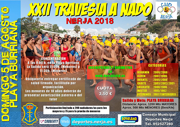 Nerja Zwemwedstrijden Burriana 2018