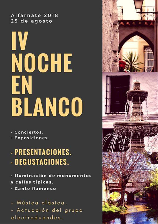 Alfarnate Noche en Blanco 2018