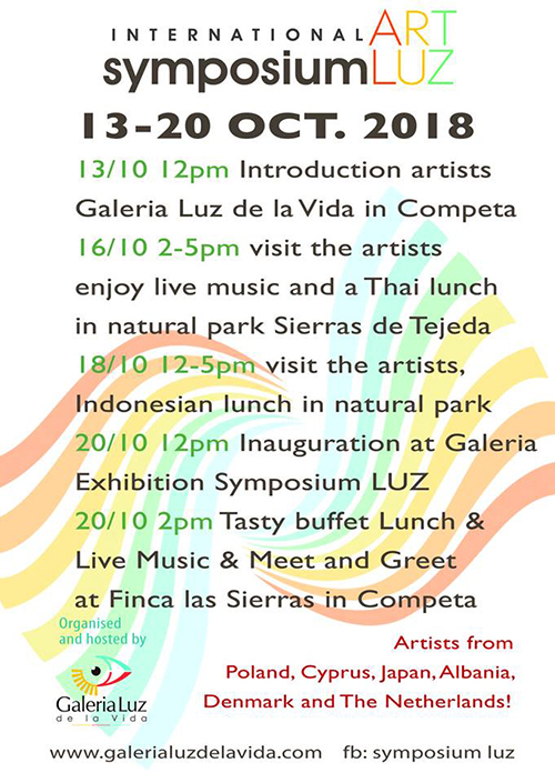 Competa Galeria Luz de la Vida Symposium 2018