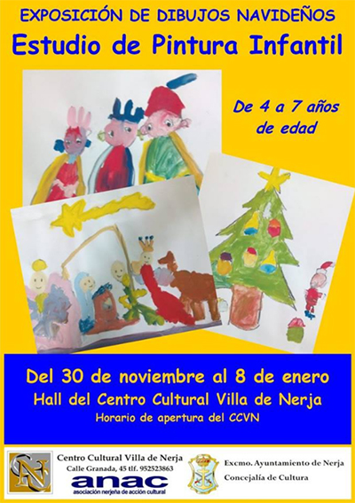 Nerja CCN Expositie Kersttekeningen
