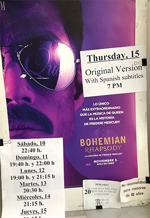 Nerja CCN Film Bohemian Rapsody