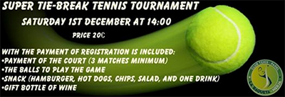 Nerja La Raqueta Tie Break Tournement