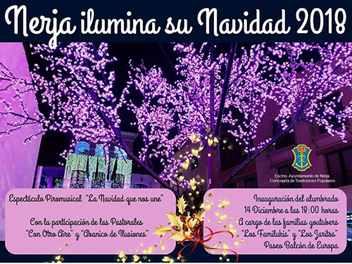 Nerja kerst 2018 verlichting