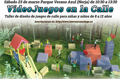 Nerja Parque Verano Azul Vidojuegos en la calle 2019