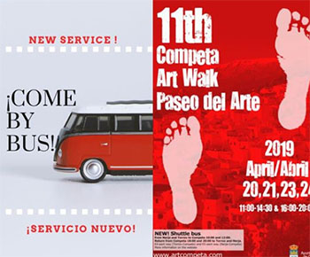 Competa ArtWalk 2019 bus