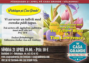 Nerja CasaGrande Paasoptreden