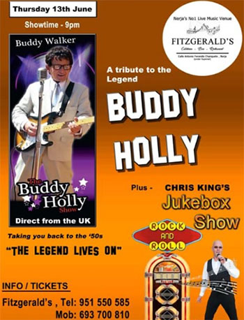 Nerja Fitzgeralds Buddy Holly Tribute