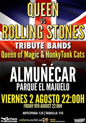 Almunenar Queen en Rolling Stones Tributes