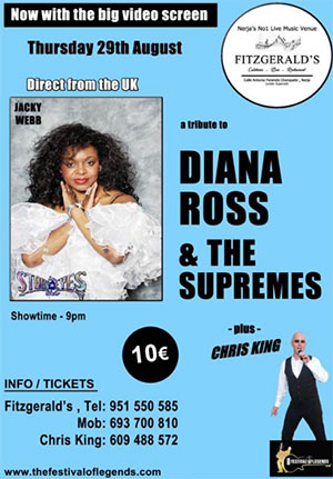 Nerja Fitzgeralds Diana Ross Tribute