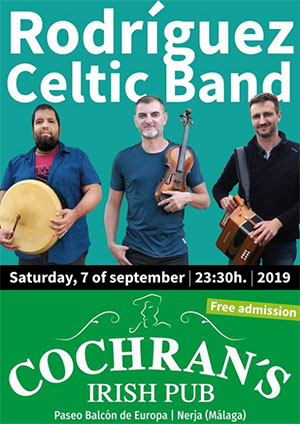 Nerja Cochrans Rodriguez Celtic Band
