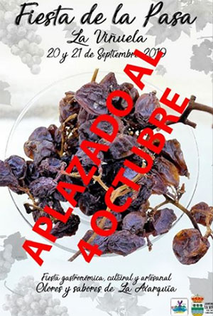 Vinuela Fiesta da la Pasa 2019 uitgesteld