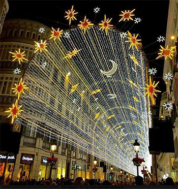 Malaga kerstverlichting 2019