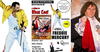 Nerja Fitzgeralds MeatLoaf en Freddie Mercury