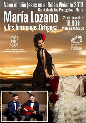 Nerja Barriada los Poetas kerststal