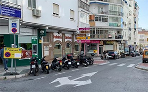 Nerja wegwerkzaamheden centrum