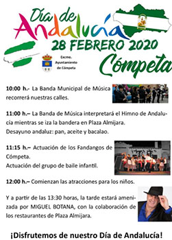Competa Dia de Andalucia 2020