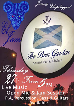 Nerja Beer Garden Johnny Unplugged