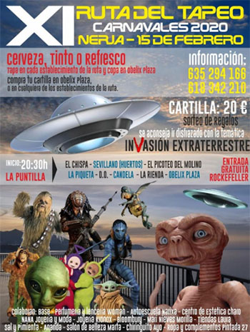 Nerja Ruta de Tapa Carnavales 2020