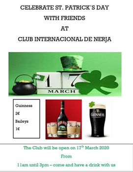 Nerja CID stPatricksday
