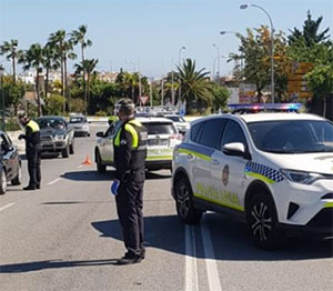 Nerja Corona Verkeerscontrole